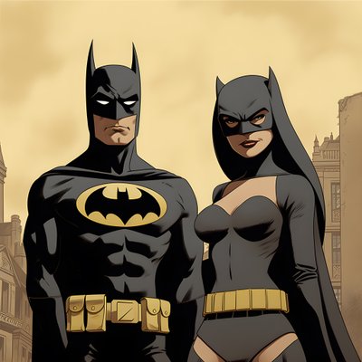 Batman y Catwoman 4 de Kurt Heppke