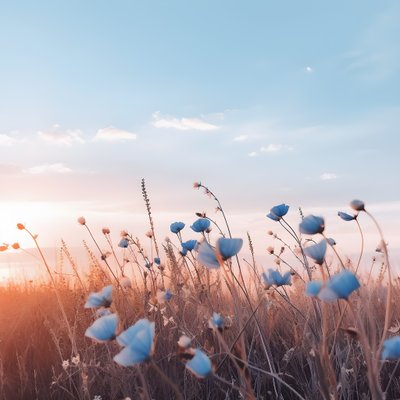 Campo de flores 1 de Kurt Heppke
