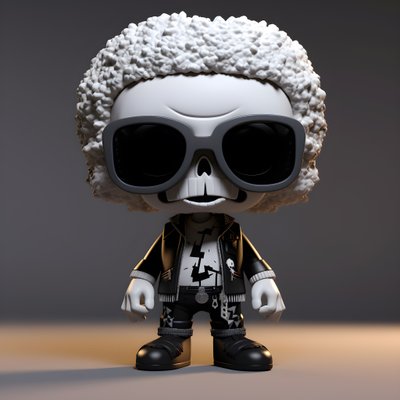 Chibi esqueleto diminuto 1 de Kurt Heppke