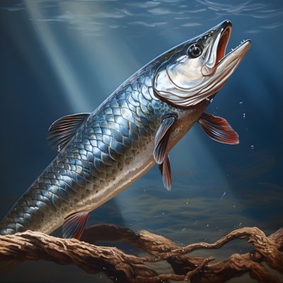 Un snoek, un tipo de pez, fue atrapado en un sedal 4 de Kurt Heppke