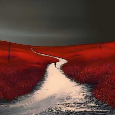 Un largo camino rojo. Caminando. Como el héroe que nunca caminó. 1 de Kurt Heppke