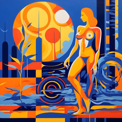 Decepción al sol, Waterwoman 1 de Kurt Heppke