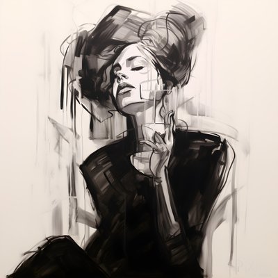 Boceto expresionista 2 de Kurt Heppke