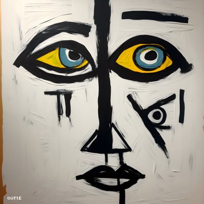 Cara con 3 ojos 2 de Kurt Heppke