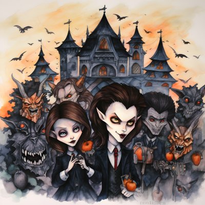 Halloween con vampiros y hombres lobo 2 de Kurt Heppke