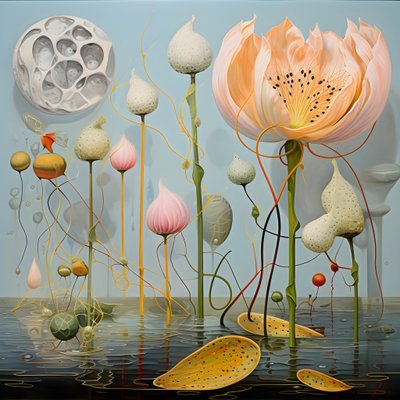 Vainas de semillas de flor de loto 2 de Kurt Heppke