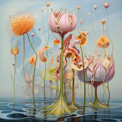 Vainas de semillas de flor de loto 4 de Kurt Heppke