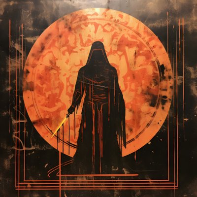 Arte del grabado en metal al estilo de la estética del Antiguo Egipto 1 de Kurt Heppke