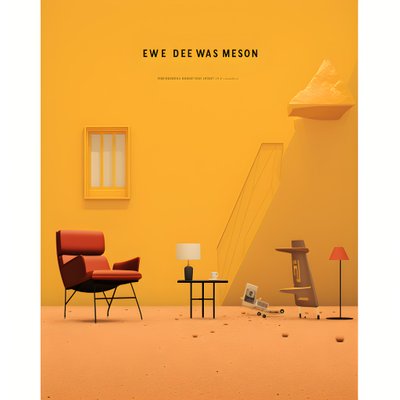 Póster minimalista de aventuras 4 de Kurt Heppke
