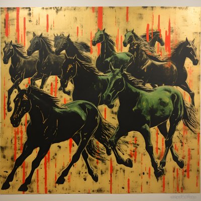 Cien caballos 1 de Kurt Heppke
