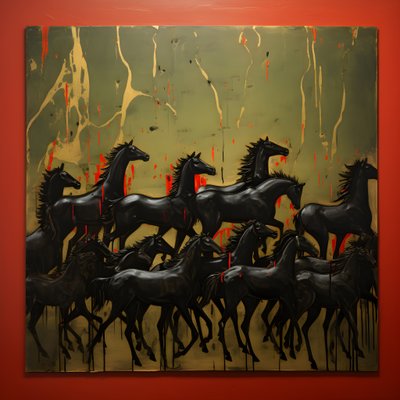 Cien caballos 2 de Kurt Heppke