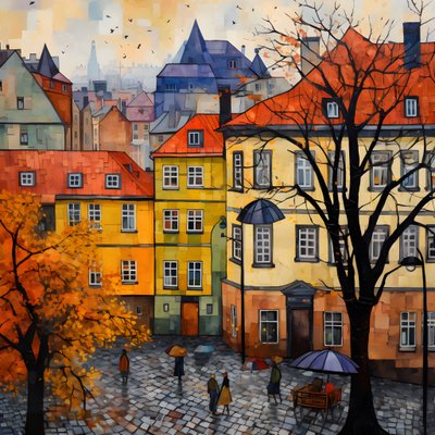 Praga Haeuser 3 de Kurt Heppke
