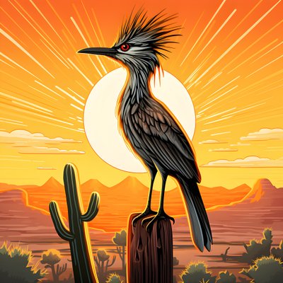 Correcaminos sol caliente 1 de Kurt Heppke