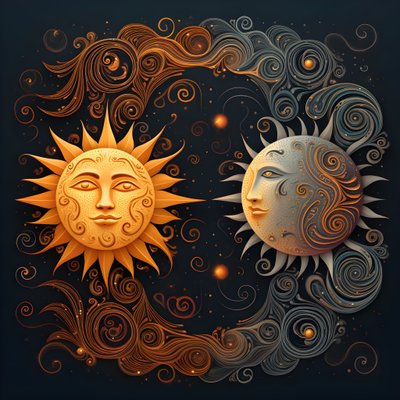 Sol y Luna 1 de Kurt Heppke