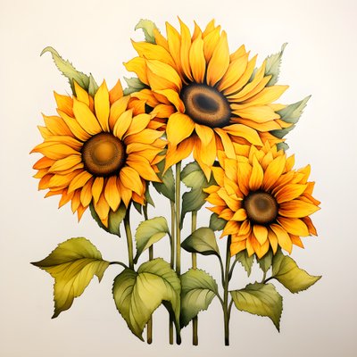 Girasoles 1 de Kurt Heppke