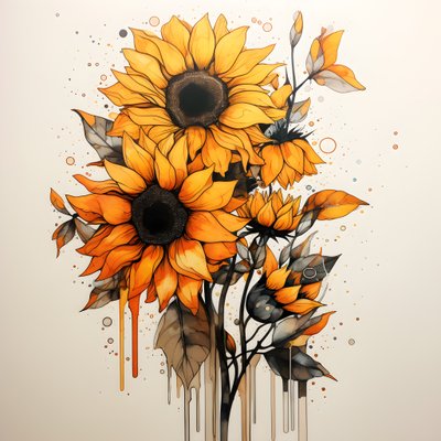 Girasoles 2 de Kurt Heppke