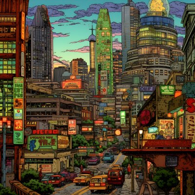 Paisaje urbano 4 de Kurt Heppke