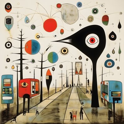 Ilustraciones surrealistas de Joan Miró. 1 de Kurt Heppke