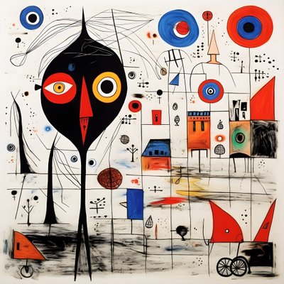 Ilustraciones surrealistas de Joan Miró. 2 de Kurt Heppke