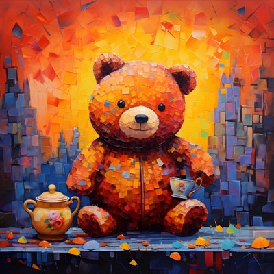 Osito de peluche y tarro de miel 3 de Kurt Heppke