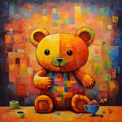 Osito de peluche y tarro de miel 4 de Kurt Heppke