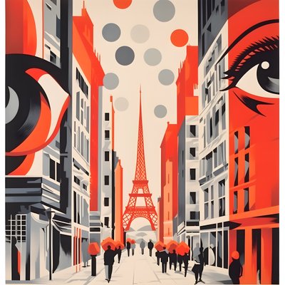 Cartel publicitario, París, Francia 4 de Kurt Heppke