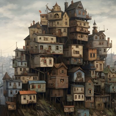una ciudad de casas tumbadas 3 de Kurt Heppke