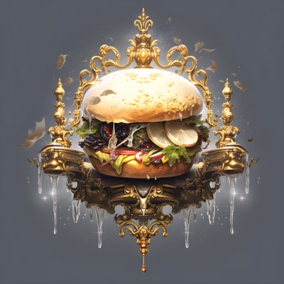 una hamburguesa de marmor blanco 3 de Kurt Heppke