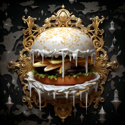 una hamburguesa de marmor blanco 4 de Kurt Heppke