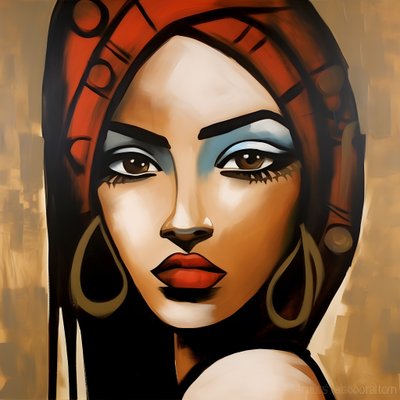 mujer africana 2 de Kurt Heppke