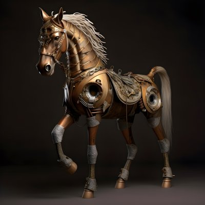 caballo antropomorfo 1 de Kurt Heppke