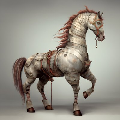caballo antropomorfo 2 de Kurt Heppke