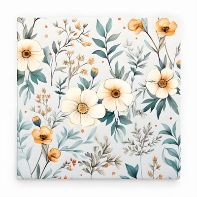 aquarell boho floral flores silvestres 1 de Kurt Heppke