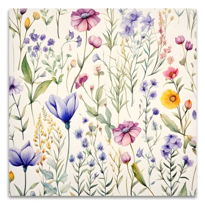 aquarell boho floral flores silvestres 4 de Kurt Heppke