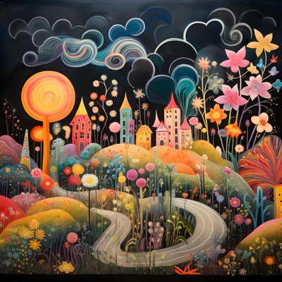 jardines de colores 1 de Kurt Heppke