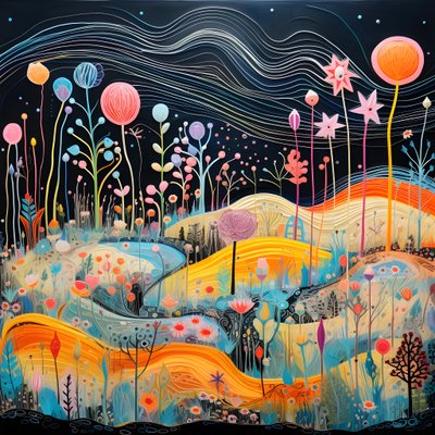 jardines de colores 2 de Kurt Heppke