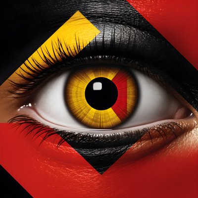 un ojo que parece una diana 4 de Kurt Heppke