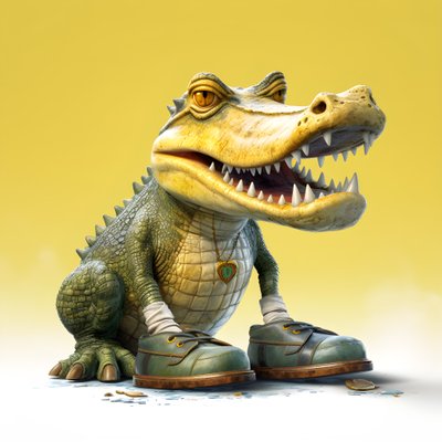 un cocodrilo de cómic 4 de Kurt Heppke