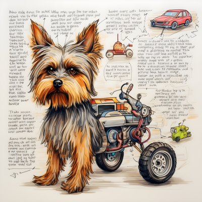 una explicación para un perro Yorkie mecánico 1 de Kurt Heppke