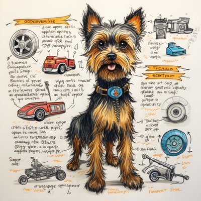 una explicación para un perro Yorkie mecánico 2 de Kurt Heppke