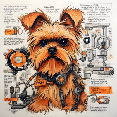 una explicación para un perro Yorkie mecánico 4 de Kurt Heppke