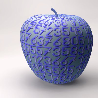 manzana enmarcada con letras III de Kurt Heppke