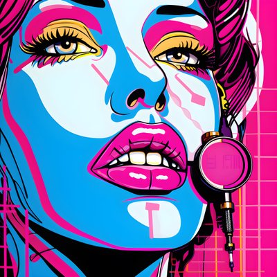 labios rosa picante 2 de Kurt Heppke