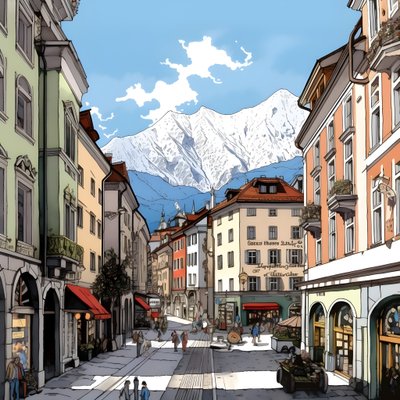 innsbruck, viñeta 1 de Kurt Heppke