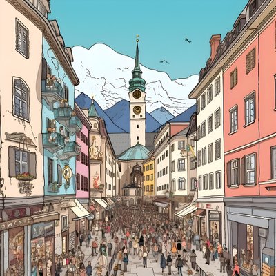 innsbruck, viñeta 2 de Kurt Heppke