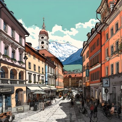 innsbruck, viñeta 3 de Kurt Heppke