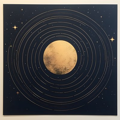 astronomía minimalista 4 de Kurt Heppke