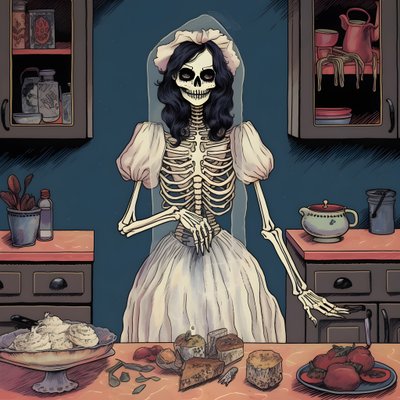 el fantasma en la cocina de maddy connelly ilustración 3 de Kurt Heppke