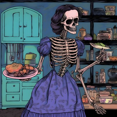 el fantasma en la cocina de maddy connelly ilustración 4 de Kurt Heppke