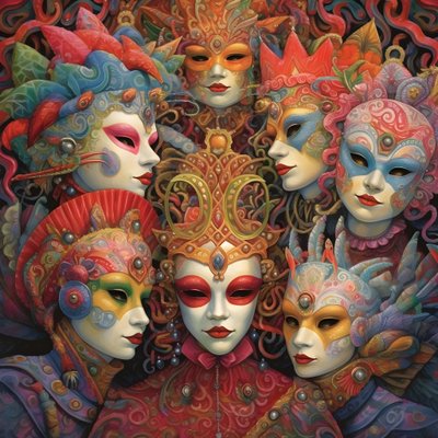 mascarada loca 4 de Kurt Heppke